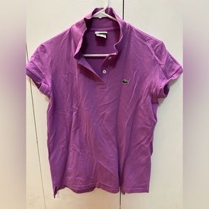 Lacoste Purple Polo